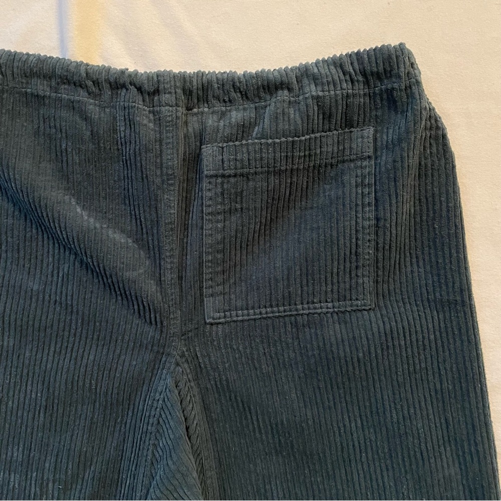 NWOT Gil Rodriguez The Corduroy Lou Pant - Scarab Teal Cotton One Size Petite - Picture 5 of 7